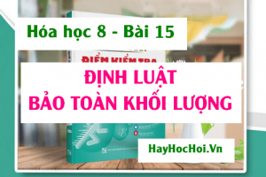 Định luật bảo toàn Khối lượng, Công thức tính và Bài tập vận dụng - Hóa 8 bài 15